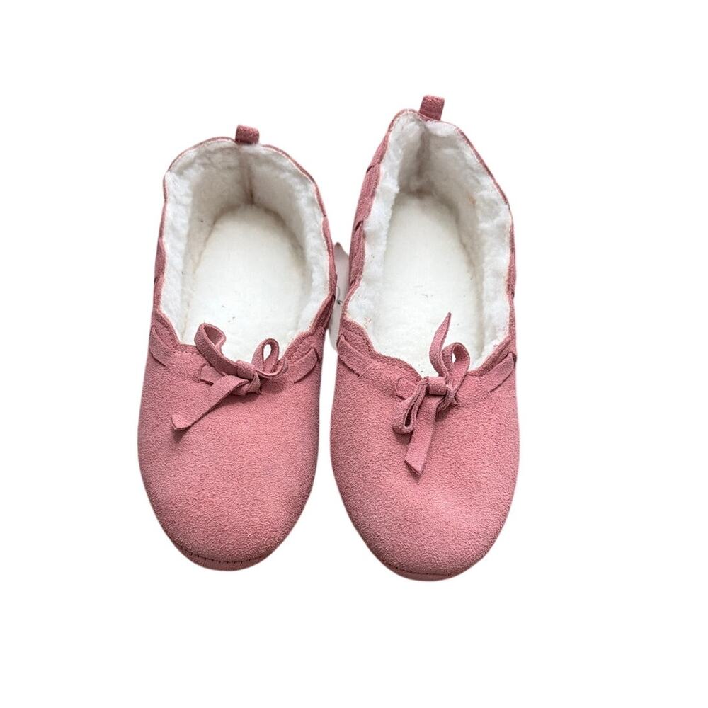 Vintage Easy Times Made in USA Leather Slippers Size 8 New